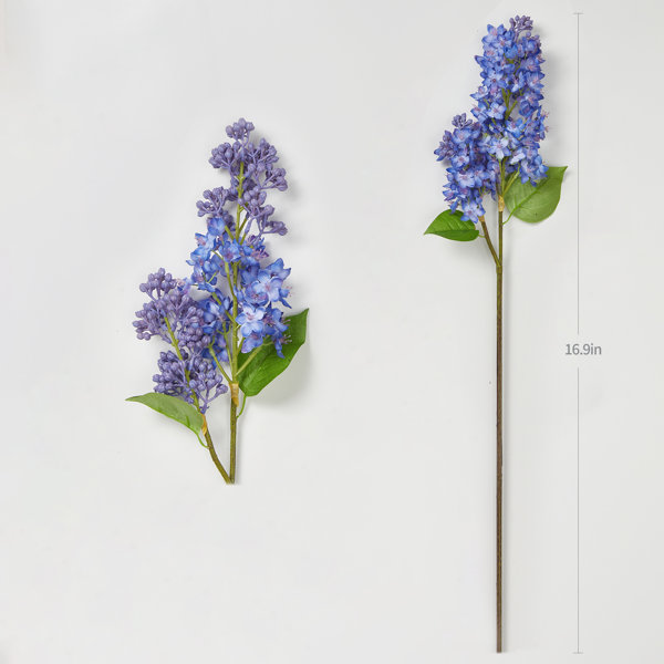 Primrue 17" Artificial Lilac Flowers (Set Of 6) Wayfair